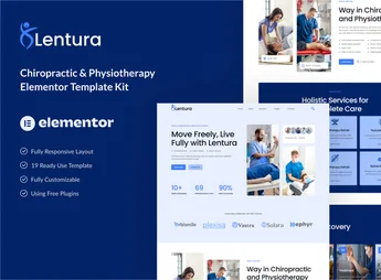 Lentura – Chiropractic & Physiotherapy Elementor Template Kit