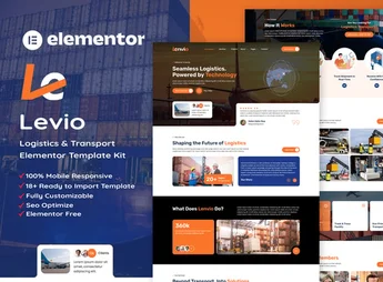 Lenvio – Logistics & Transport Service Elementor Template Kit