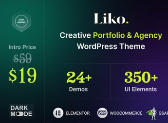 Liko – Creative Agency & Portfolio WordPress Theme