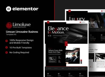 Limoluxe – Limoan Limousine Business Elementor Template Kit
