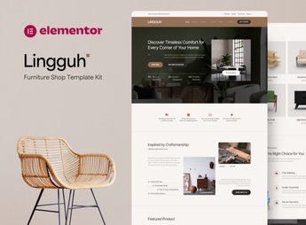 Lingguh – Furniture Ecommerce Elementor Template Kit