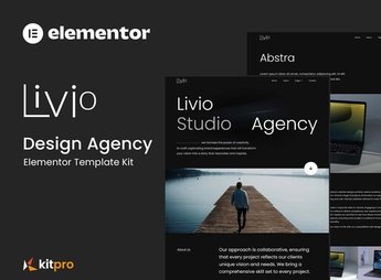 Livio – Design Agency Elementor Template Kit