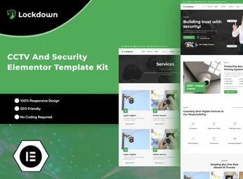 Lockdown – CCTV & Security Elementor Template Kit