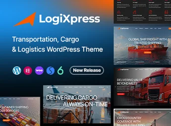 LogiXpress – Transportation, Cargo & Logistics WordPress Theme