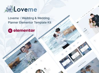 Loveme – Wedding & Wedding Planner Elementor Template Kit