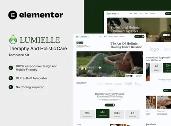 Lumielle – Theraphy and Holistic Care Elementor Template Kit