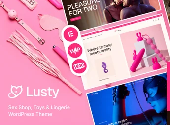Lusty – Sex Shop, Toys & Lingerie WordPress Theme