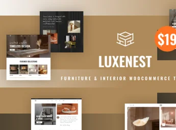 LuxeNest – Furniture & Interior WooCommerce WordPress Theme