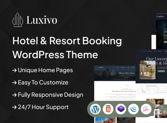 Luxivo – Hotel & Resort Booking WordPress Theme