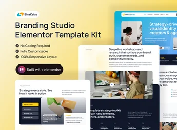 MaknaStudio – Branding Studio Elementor Pro Template Kit