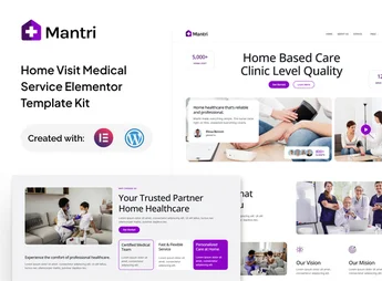 Mantri – Home Visit Medical Service Elementor Template Kit
