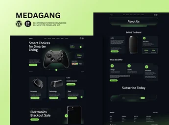 Medagang – E-Commerce Electronics Store Elementor Template Kit