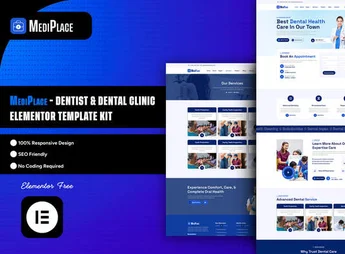 MediPlace – Dentist & Dental Clinic Elementor Template Kit