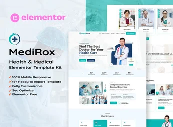 MediRox – Health & Medical Elementor Template Kit