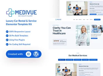 Medivue – Healthcare & Medical Services Elementor Template Kit