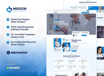 Medizin – Medical Services Elementor Template Kit
