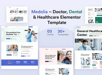 Medolia – Doctor Dental & Healthcare Elementor Template Kit