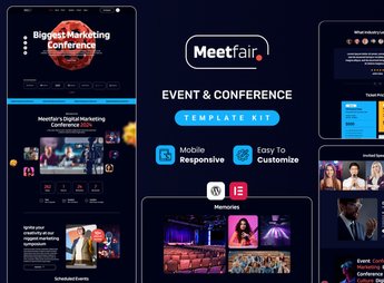 Meetfair – Event & Conference Elementor Template Kit