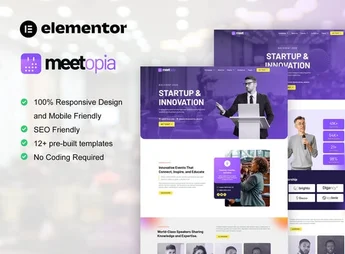 Meetopia – Event & Conference Elementor Pro Template Kit
