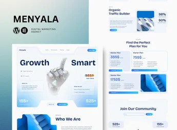 Menyala – Digital Marketing Agency Elementor Template Kit