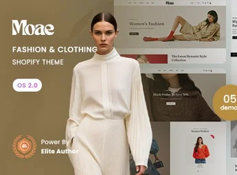 Moae – Fashion & Clothing Shopify 2.0 Theme