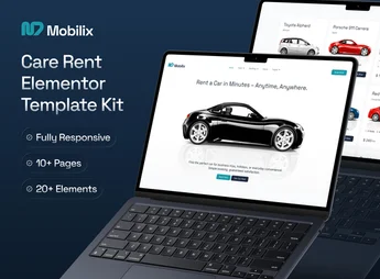 Mobilix – Car Rent Elementor Template Kit