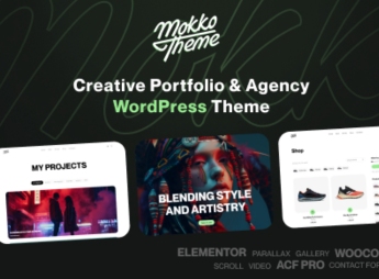 Mokko – Creative Portfolio & Agency WordPress Theme