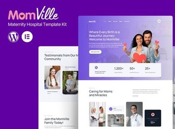 MomVille – Maternity Hospital Elementor Kit Template