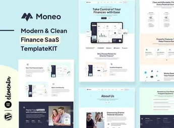 Moneo – Finance Management Elementor Template Kit