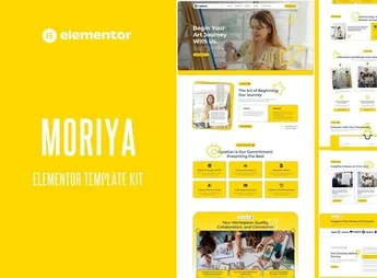 Moriya – Art Community Elementor Template Kit
