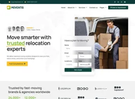 Moventis – Moving Company & Relocation Service Elementor Pro Template Kit