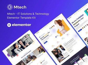 Mtech – IT Solutions & Technology Elementor Template Kit