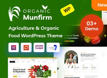 Munfirm – Organic Food Store WordPress Theme