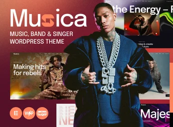 Muzica – Music, Band & Singer WordPress Theme