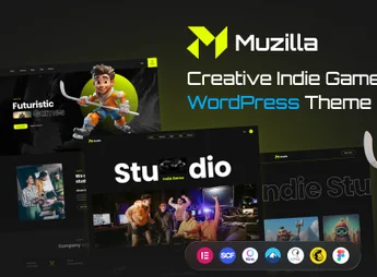 Muzilla – Creative Indie Game Studios WordPress Theme