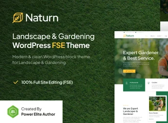 Naturn – Landscape & Gardening FSE WordPress Theme