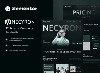Necyron- IT Service Company Elementor Template Kit