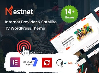 Nestnet – Internet Provider & Satellite TV WordPress Theme