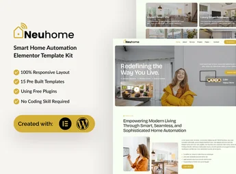 Neuhome – Smart Home Automation Elementor Template Kit