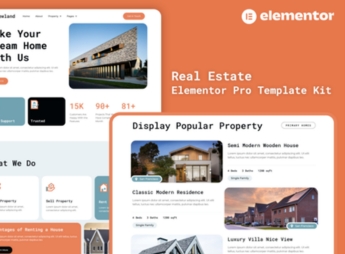 Newland – Real Estate Elementor Pro Template Kit