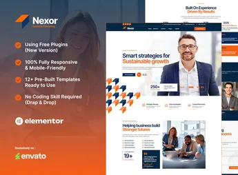 Nexor – Business Consulting Elementor Template Kit