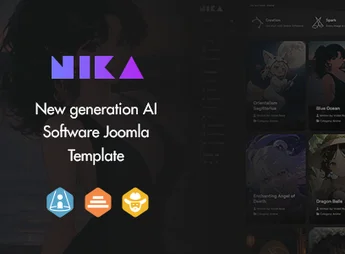 Nika – AI Software Joomla Template