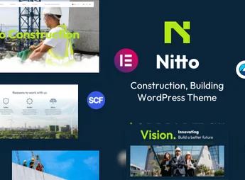 Nitto – Building, Construction WordPress Theme