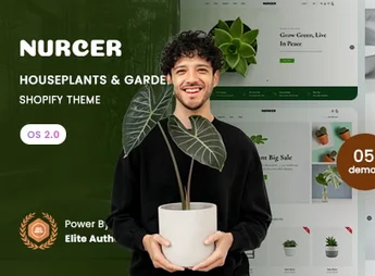 Nurcer – Houseplants Store & Gardening Shopify 2.0 Theme