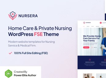 Nursera – Home Care & Private Nursing FSE WordPress Theme
