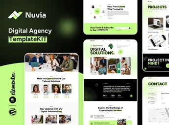 Nuvia – Digital Agency Elementor Template Kit