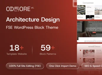 Odoore Studio – Architecture & Interior Design FSE WordPress Block Theme