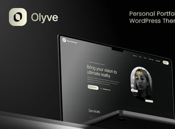 Olyve – Personal Portfolio WordPress Theme
