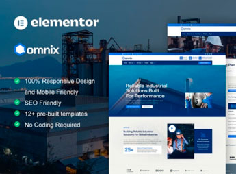 Omnix – Template kit for Industrial & Manufacturing