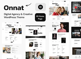 Onnat – Digital Agency & Creative WordPress Theme